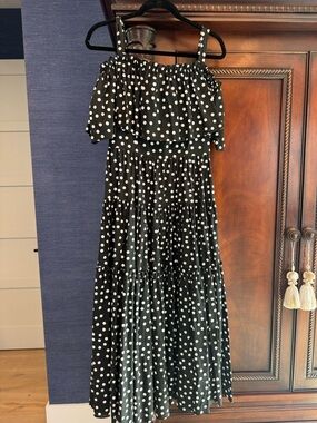 Dolce & Gabbana Black and White Polka Dot Dress